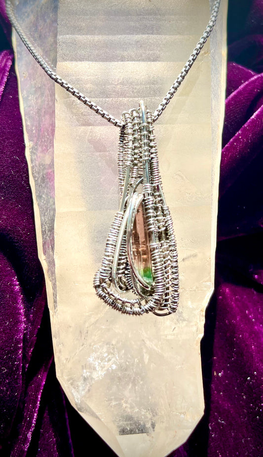 Watermelon Tourmaline Pendant